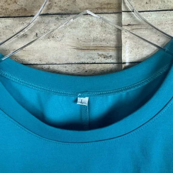 No Brand Teal Sleeveless Top and Pants Set Sz large - Picture 3 of 6